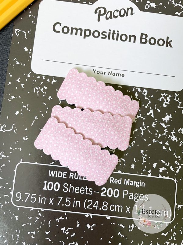 Ballet Pink Polka Dots Snap Clip - Image 2
