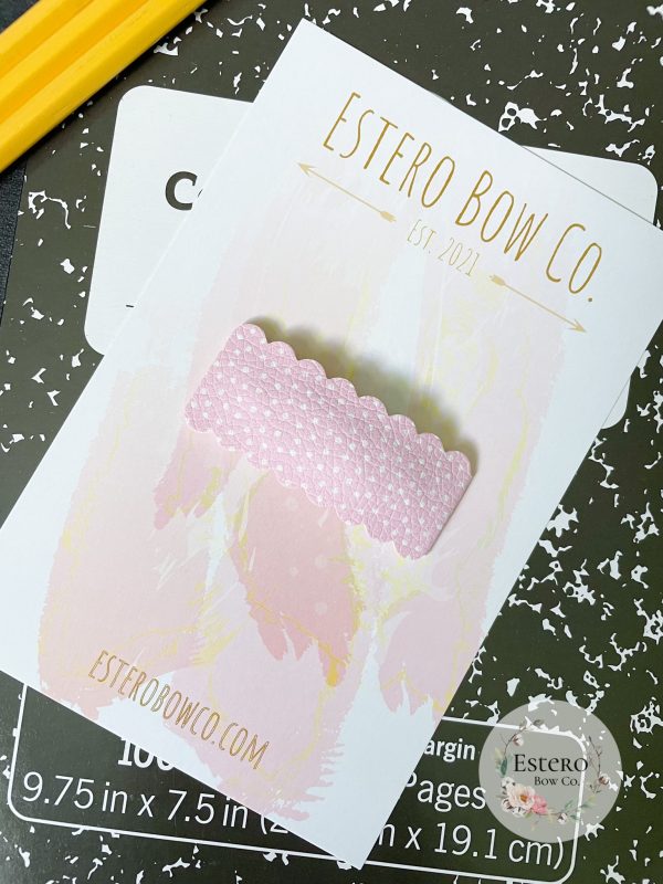 Ballet Pink Polka Dots Snap Clip - Image 3