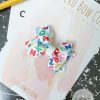 2.5” Alphabet Scalloped Pinch Bow
