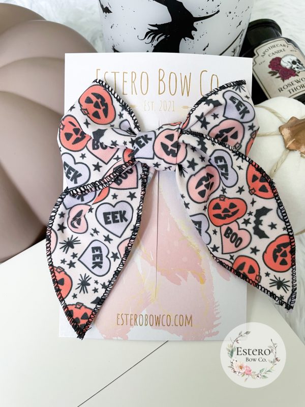 Halloween Hearts Fable Bow
