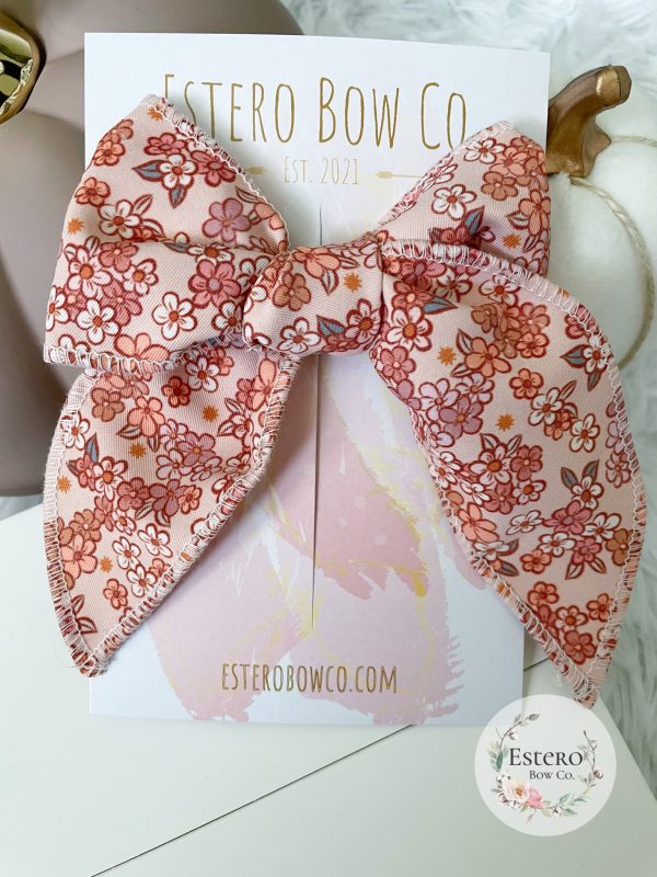 Fall Floral Fable Bow