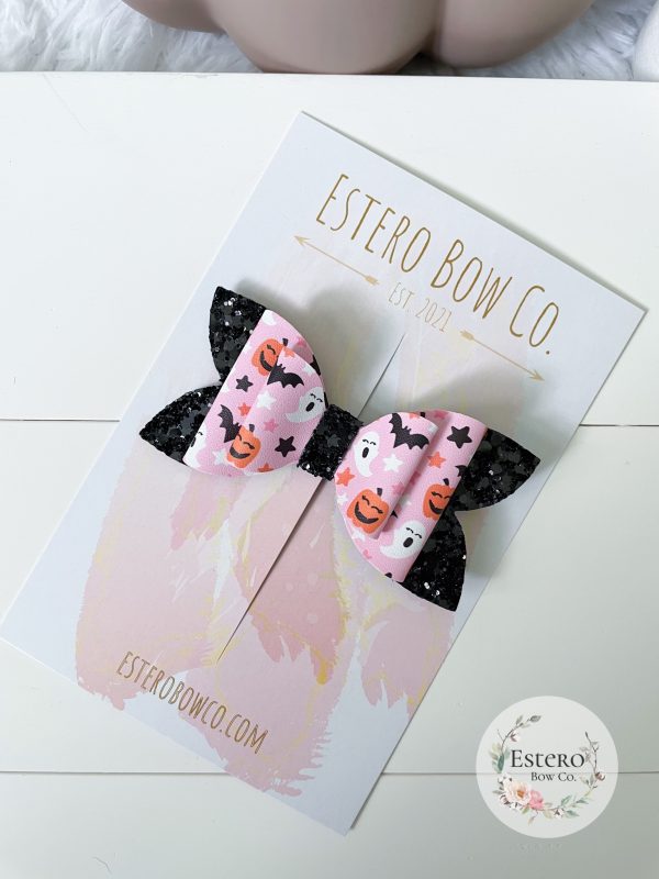 3.5” Spooky Cute Hair Bow - Image 2