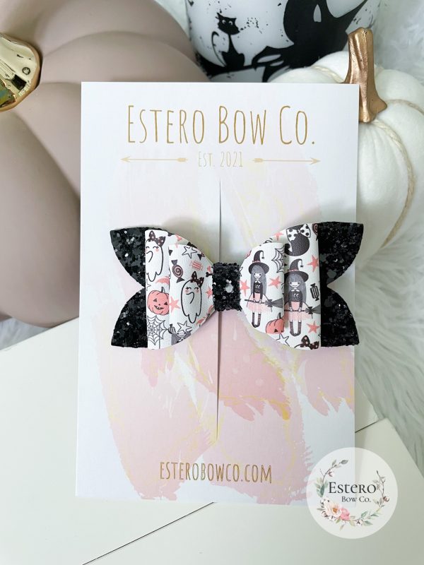 3.5” Not So Spooky Witch Hair Bow