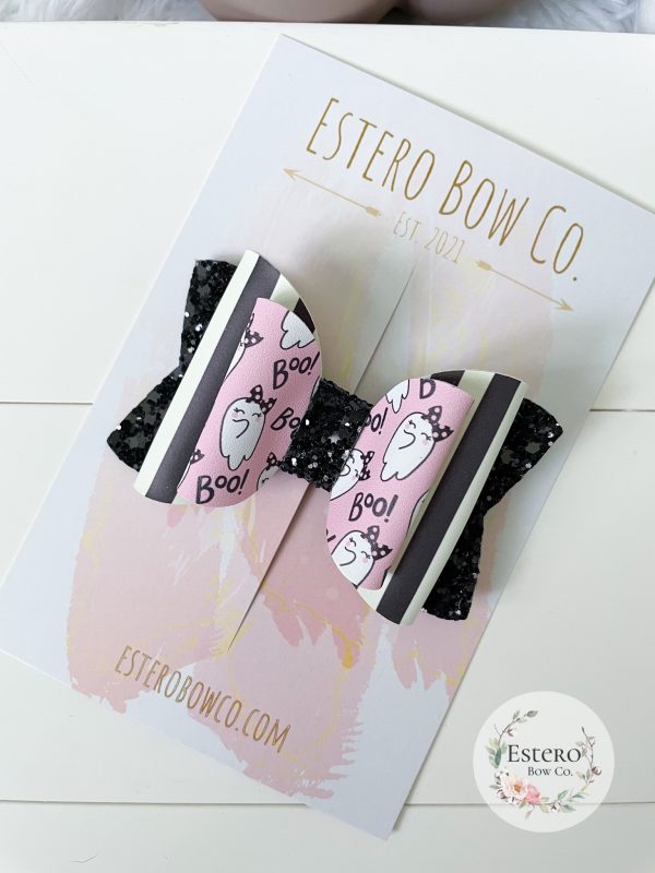 3.5” Cute Ghosts Hair Bow