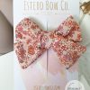 Fall Floral Hair Bow