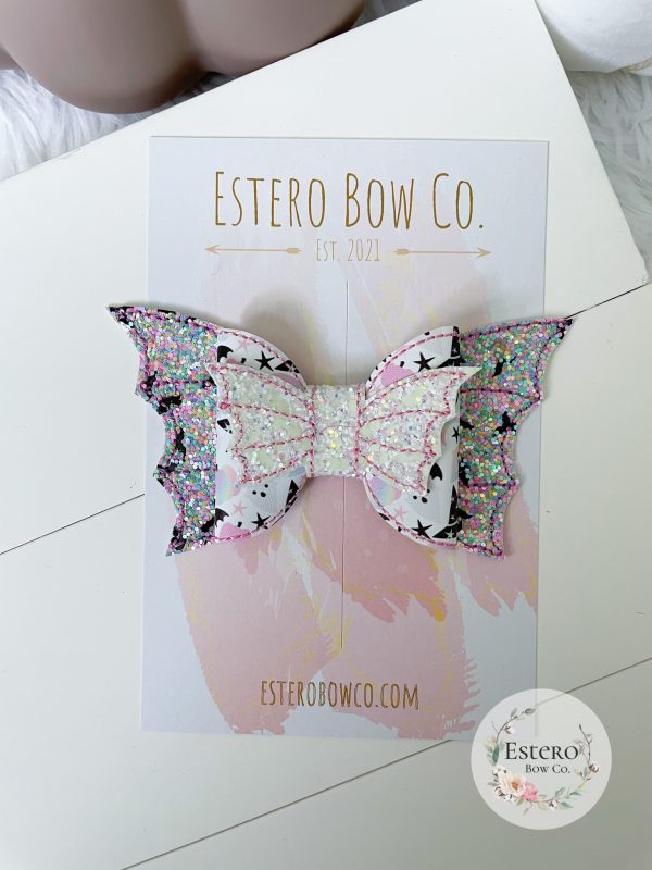 5” Whimsical Bat Bow