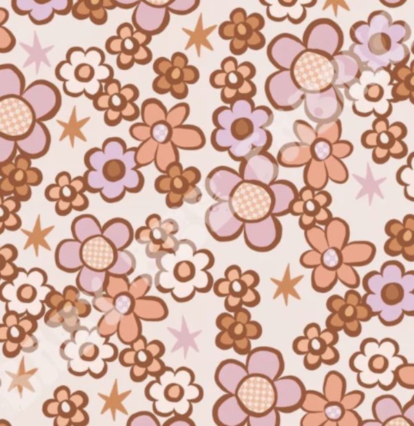 PREORDER Pink Daisies Bullet Scrunchie