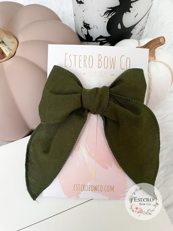 Olive Fable Bow
