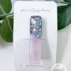 Pink Glitter Resin Hair Clip | Shared Joy Bows