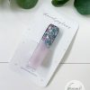 Pink Glitter Resin Hair Clip | Shared Joy Bows - Image 2