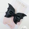 5” The Bat Pinch Hair Bow - Image 2