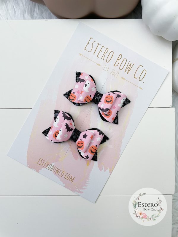 2.5” Spooky Cute Hair Bow - Image 3