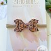 2.5” Leopard Print Nylon Headband
