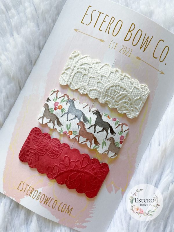 Horse Snap Clip Set