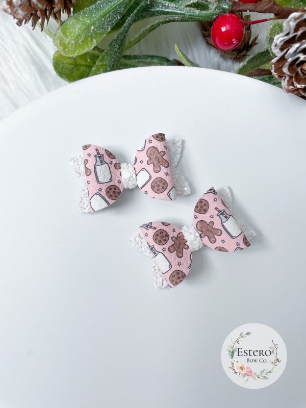 1.72” Milk and Cookies Hair Bow