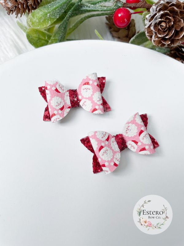 1.72” Santa Hair Bow