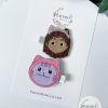 Dollhouse Girl Hair Clip Set