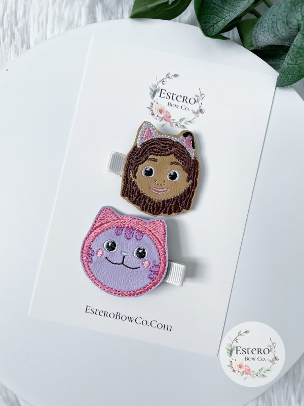Dollhouse Girl Hair Clip Set