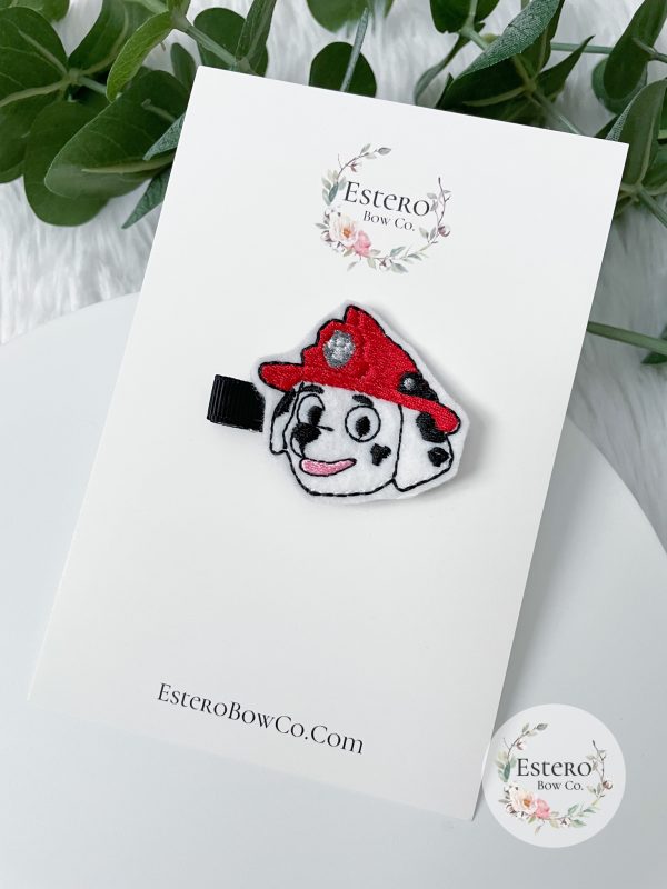 Fire Dog Hair Clip