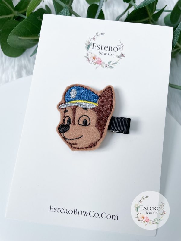 Police Dog Hair Clip