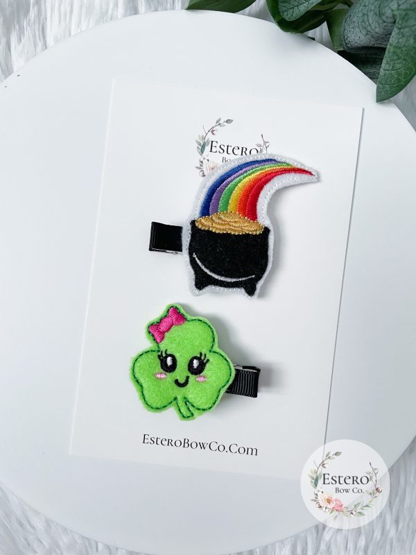 St. Patrick’s Day Hair Clip Set