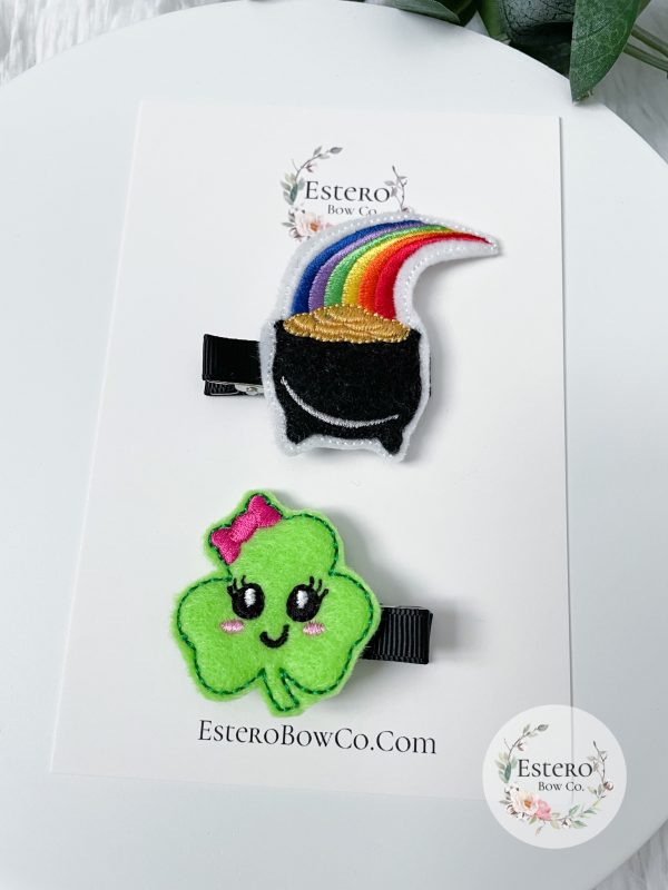 St. Patrick’s Day Hair Clip Set - Image 2
