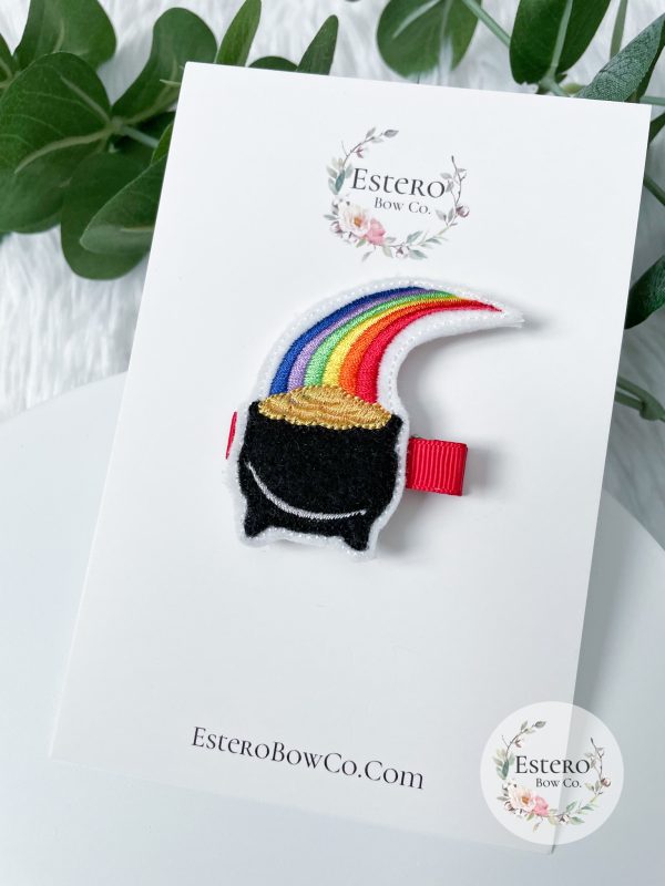 Pot of Gold Hair Clip - Image 2
