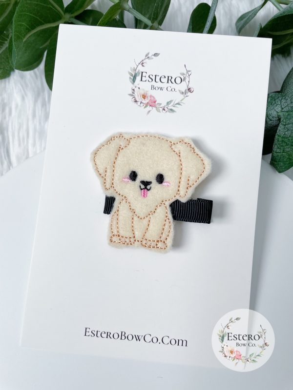 Golden Retriever Hair Clip