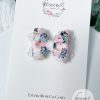2.5” Blue Dog Hair Bow