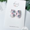 2.5” Blue Dog Hair Bow - Image 2