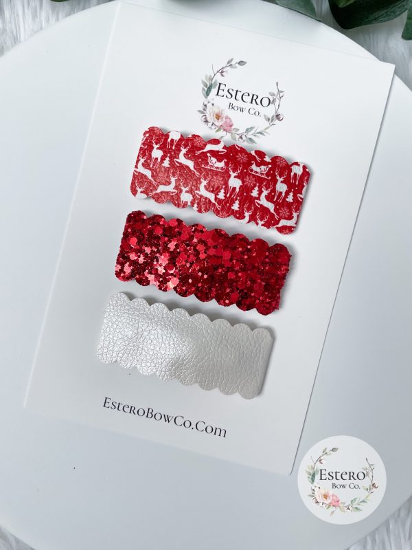 Reindeer Sleigh Snap Clip Set - Image 3