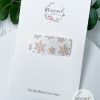 Golden Snowflakes Snap Clip