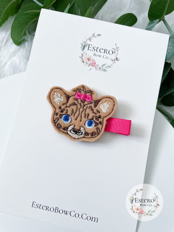 Cheetah Hair Clip