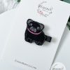 Black Pug Hair Clip - Image 3
