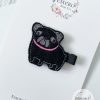 Black Pug Hair Clip