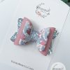 3.5” Boho Hearts Hair Bow - Image 2