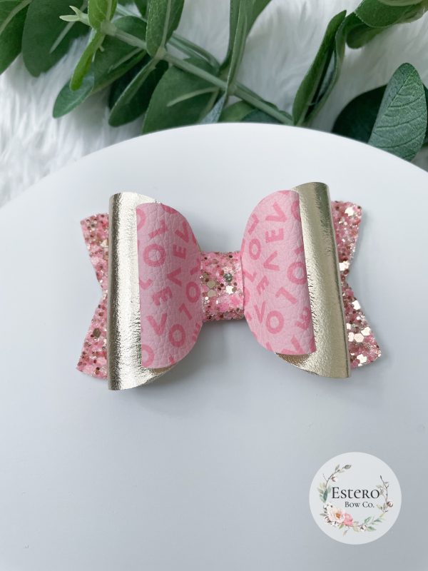 3.5” Lots of Love Hair Bow - Image 3