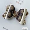 3.5” Golden Celestials Hair Bow - Image 4