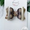 3.5” Golden Celestials Hair Bow - Image 3