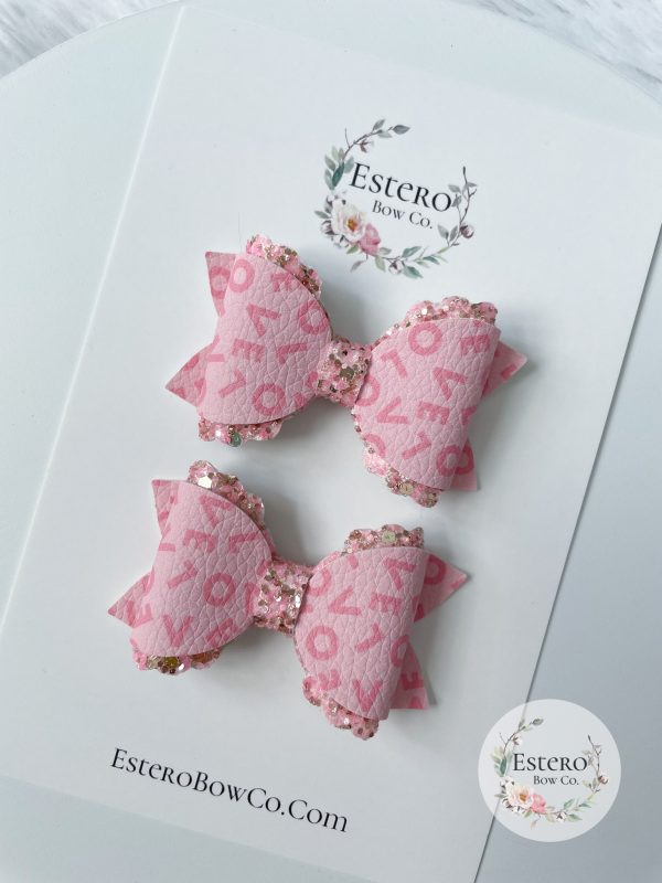 2.5” Lots of Love Hair Bow - Image 4