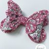 3.5” Floral Sketch Butterfly Hair Bow