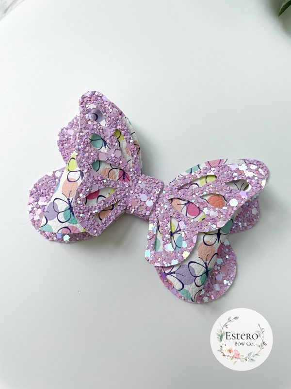 3.5” The Bright Butterfly Hair Bow - Image 3