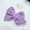 Lavender Gauze Hair Bow - Image 3