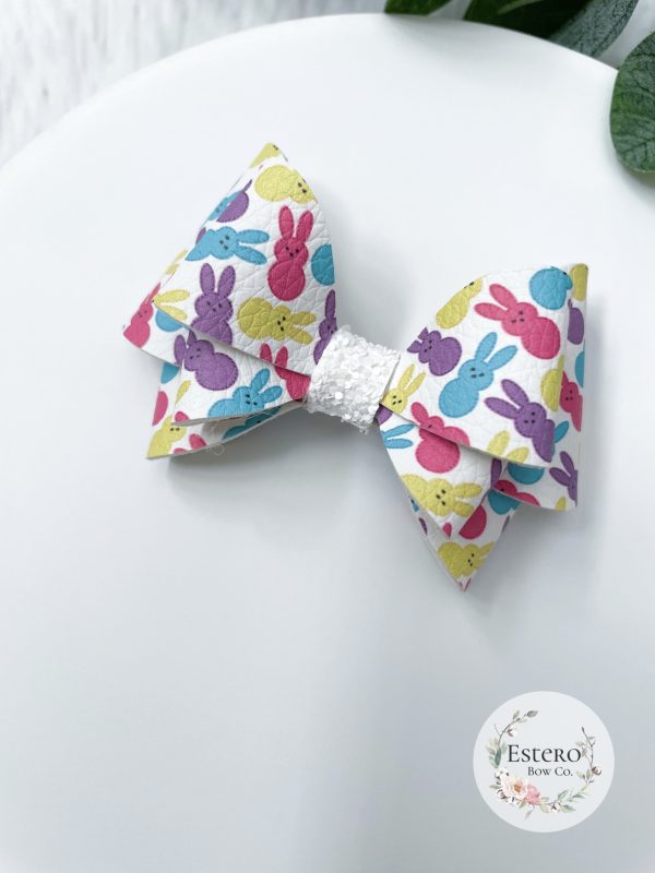 3" Peeps Hair Bow - Image 2
