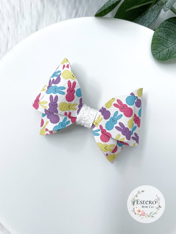 3" Peeps Hair Bow - Image 4