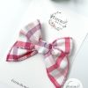 The Valentine's Plaid Mini Fable Bow - Image 2