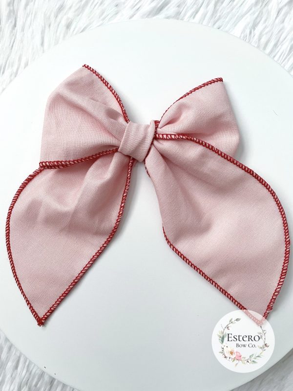 The Pink & Red Fable Bow - Image 4