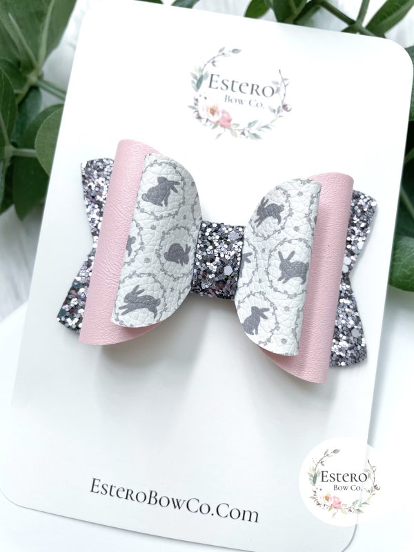 3.5” The Classic Bunnies Hair Bow - Image 2
