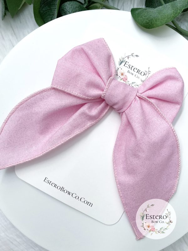 The Pink Glitter Fable Bow - Image 3