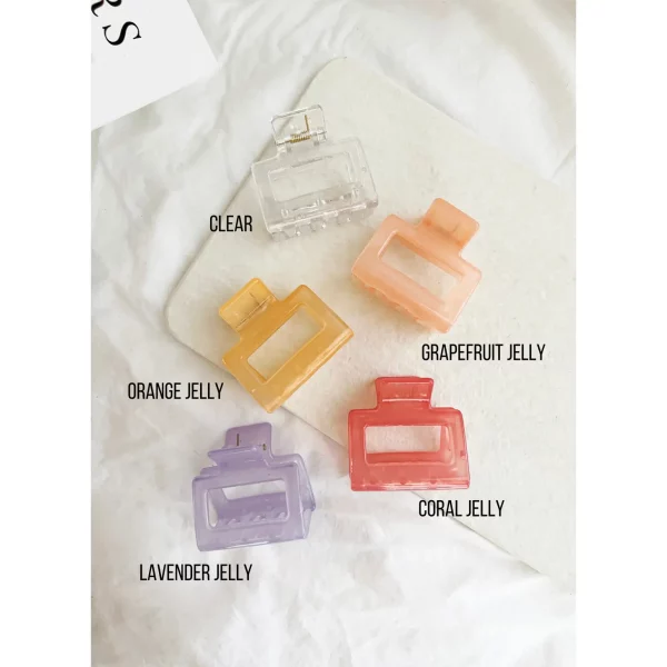 2" Jelly Hair Claw, Hair Clips | LoveLina - Image 2